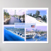 Florida - Verenigde Staten - Mozaïek - Poster (Voorkant)