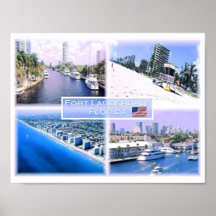 Florida - Verenigde Staten - Mozaïek - Poster