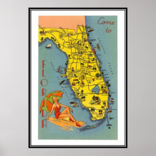 Florida, Verenigde Staten - Poster
