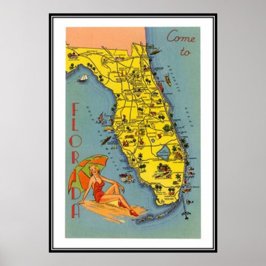  Florida, Verenigde Staten - Poster (Voorkant)