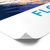 Florida Verenigde Staten Travel Print (Hoek)