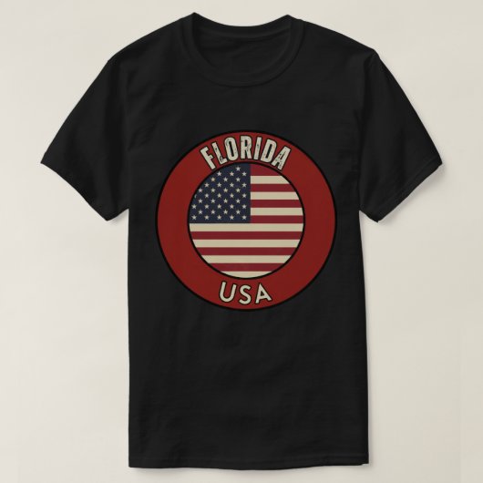 Florida Verenigde Staten van Amerika T-shirt (Design voorkant)