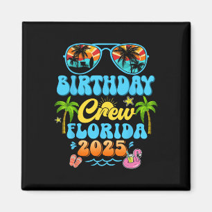 Florida verjaardagscrew vakantie cruise 2025 zomer magneet