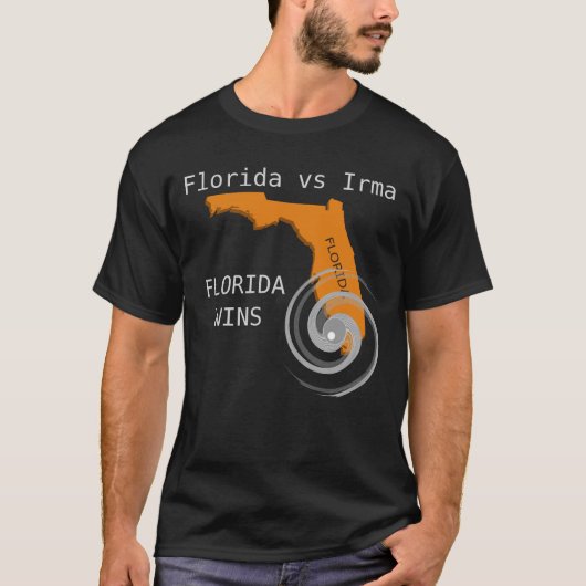 Florida versus Irma, Florida Wins T-shirt (Voorkant)