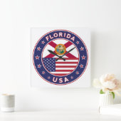 Florida Vierkante Klok (Huis)