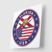 Florida Vierkante Klok (Hoek)
