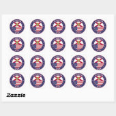Florida Vierkante Sticker (Vel)