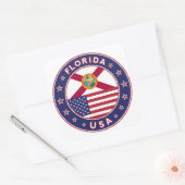 Florida Vierkante Sticker (Envelop)