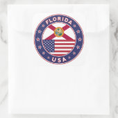 Florida Vierkante Sticker (Tas)