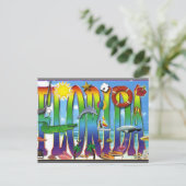 Florida Vintage Ansichtkaart Briefkaart (Staand voorkant)