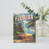 Florida Vintage Briefkaart (Staand voorkant)