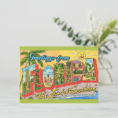 Florida Vintage Groet Verhuisbericht Aankondiging (Staand voorkant)