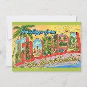 Florida Vintage Groet Verhuisbericht Aankondiging (Voorkant)