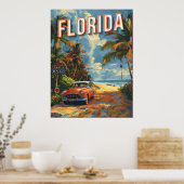 Florida Vintage Poster (Keuken)