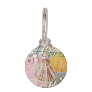 Florida Vintage Travel Beach Seashell Shell Art Huisdierpenning