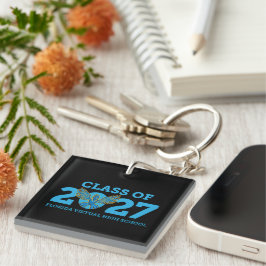 Florida Virtual HS Afgestudeerde 2027, Zwart Sleutelhanger