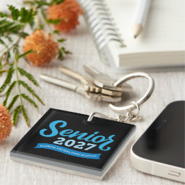 Florida Virtual HS Afgestudeerde 2027, Zwart Sleutelhanger