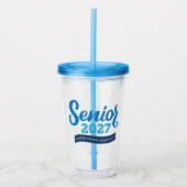 Florida Virtual HS Afstudeerder 2027 Acrylbeker Acryl Drinkbeker (Voorkant)