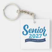 Florida Virtual HS Afstudeersleutelring 2027 Sleutelhanger (Voorkant)