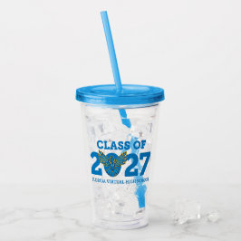 Florida Virtual HS Klas van 2027 Acrylbeker Acryl Drinkbeker