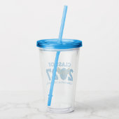 Florida Virtual HS Klas van 2027 Acrylbeker Acryl Drinkbeker (Achterkant)