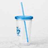 Florida Virtual HS Klas van 2027 Acrylbeker Acryl Drinkbeker (Links)