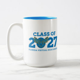 Florida Virtual HS Klas van 2027 Tweekleurige Koffiemok
