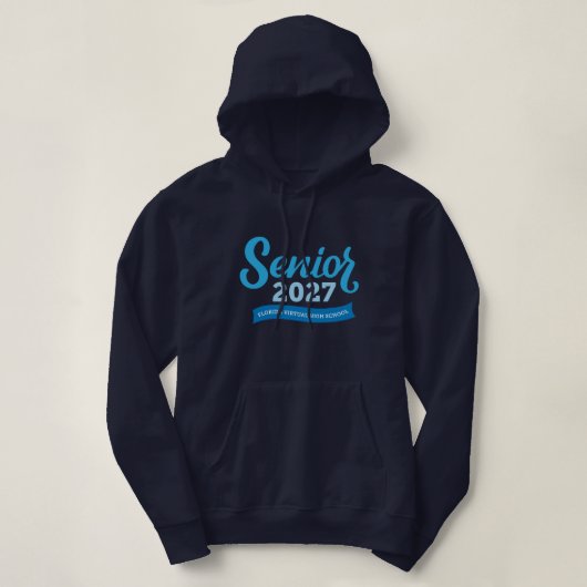 Florida Virtual HS, Senior 2027 Dames Hoodie (Design voorkant)