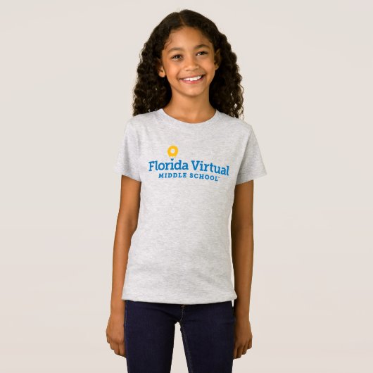 Florida Virtual Middle School, Meisjes T-shirt (Voorkant volledig)
