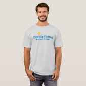 Florida Virtual Middle School Uniseks Volwassene T-shirt (Voorkant volledig)