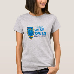 Florida Virtual Middle School Wijze Uilen Leren Hi T-shirt
