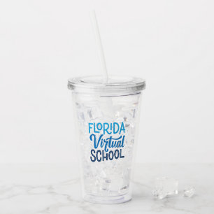 Florida Virtual School Acrylic Tumbler Acryl Drinkbeker