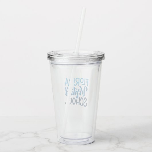Florida Virtual School Acrylic Tumbler Acryl Drinkbeker (Achterkant)