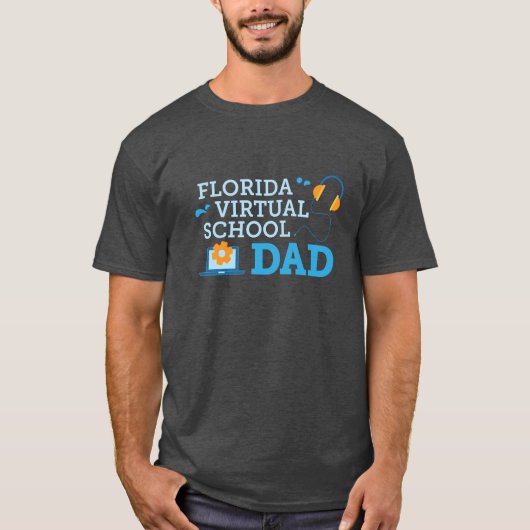 Florida Virtual School Dad T-Shirt (grijs) (Voorkant)