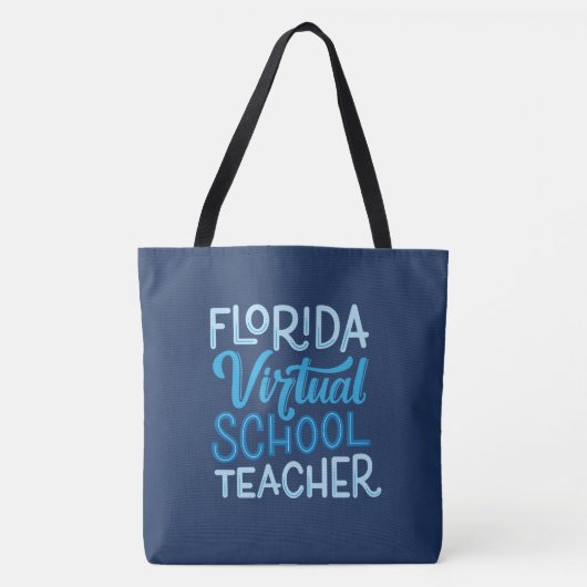 Florida Virtual School Teacher Canvas tas (Voorkant)