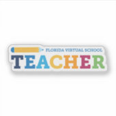 Florida Virtual School Teacher Sticker (Voorkant)