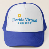 Florida Virtual School Trucker Hoed Trucker Pet (Voorkant)