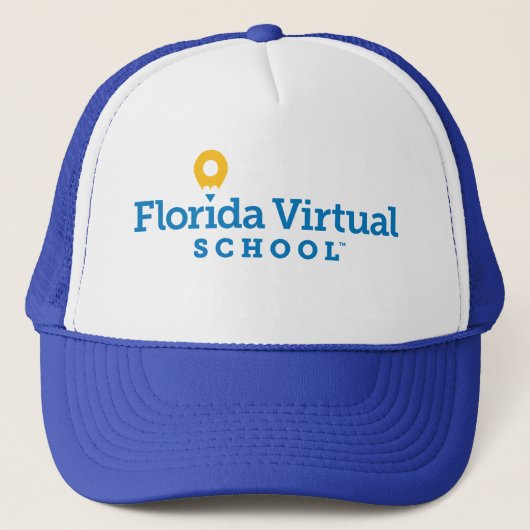 Florida Virtual School Trucker Hoed Trucker Pet (Voorkant)