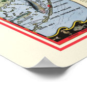 Florida Vis 12x18 Poster Afdruk (Hoek)