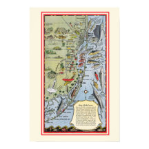 Florida Vis 12x18 Poster Afdruk