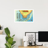 Florida Visgids 16x24 Poster Print (Thuiskantoor)