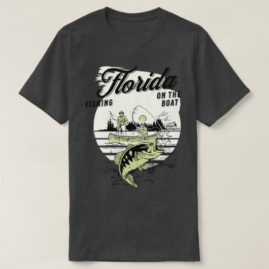 Florida Vist op de boot TShirt (Design voorkant)