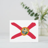 Florida Vlag Ansichtkaart Briefkaart (Staand voorkant)