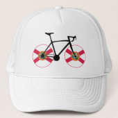 Florida Vlag Fietsen Trucker Pet (Voorkant)