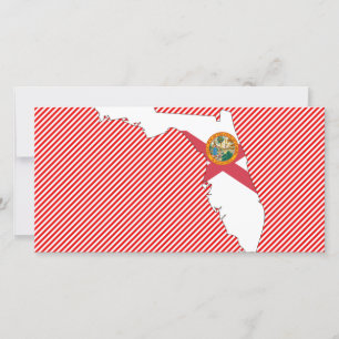 Florida vlag Map