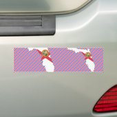 Florida vlag Map Bumpersticker (Op auto)