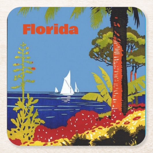  Florida, voeg tekst toe, Onderzetter (Voorkant)