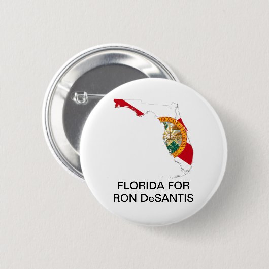 FLORIDA voor Ron DeSantis GOVERNOR Button (Voorkant /achterkant)