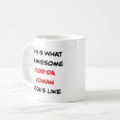 Florida vrouw, geweldig koffiemok (Voorkant links)
