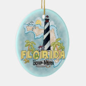 Florida Vuurtoren Keramisch Ornament (Rechts)